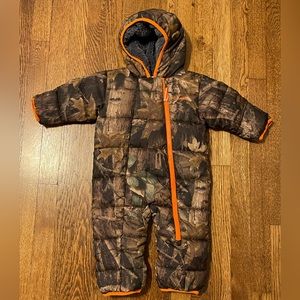 Camouflage winter suit 6-12months infant